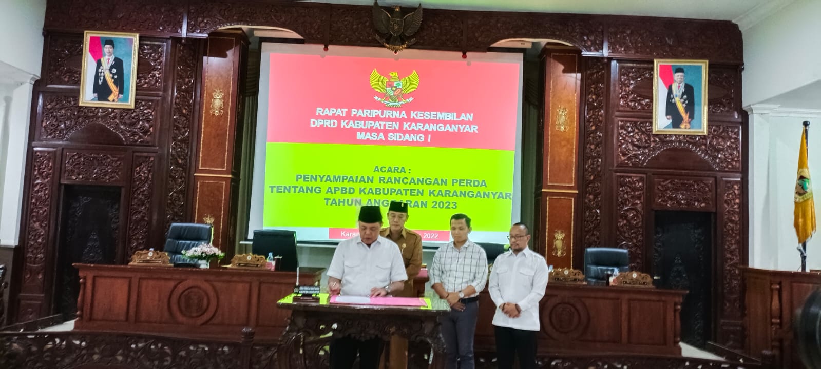 Bupati Karanganyar: Penyampaian Nota Keuangan RAPBD Kabupaten Karanganyar Tahun Anggaran 2023